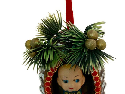 Midcentury Christmas Elf Ornament Potpourri Holder - Duckwells