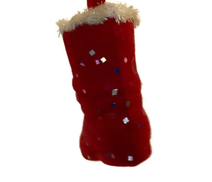 Midcentury Elf and Boot Christmas Ornaments Made in Japan - Duckwells