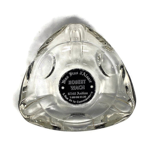 Midcentury French Glass Advertising Ashtray - Duckwells
