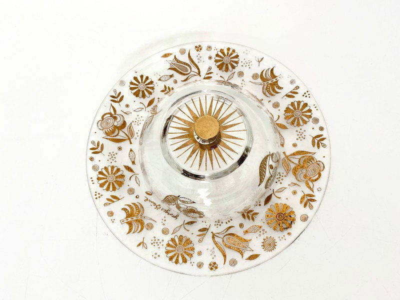 Midcentury Georges Briard Serving Plate Set at Duckwells