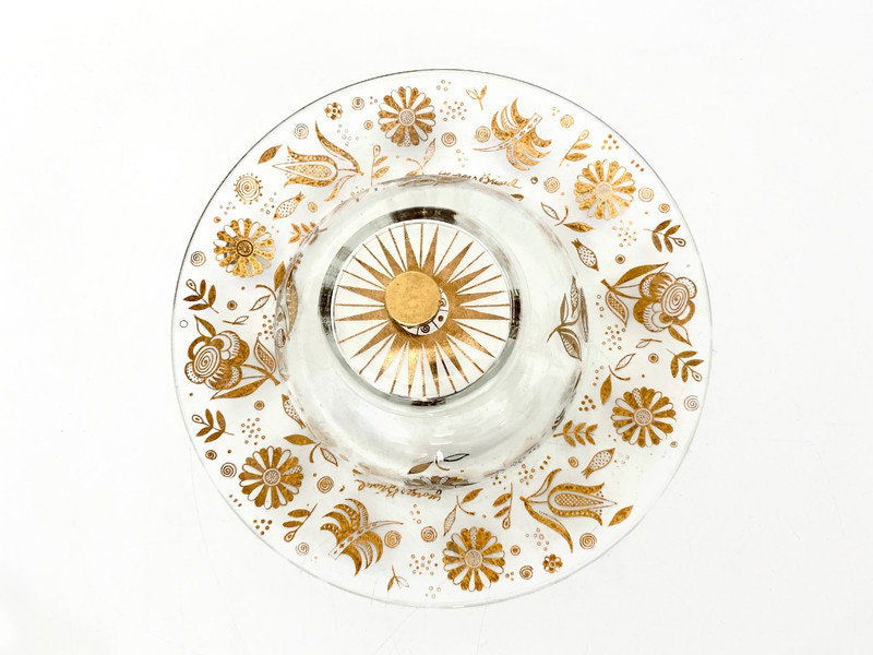Midcentury Georges Briard Serving Plate Set at Duckwells