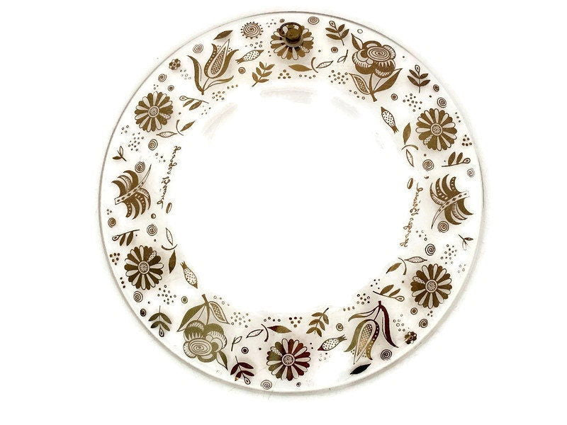 Midcentury Georges Briard Serving Plate Set at Duckwells