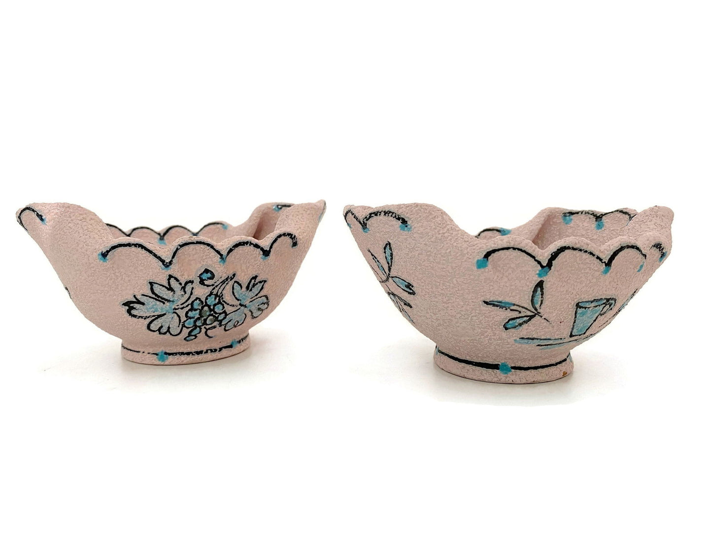 Midcentury Italian Pottery Candleholders by Fratelli Fanciullaci - Duckwells