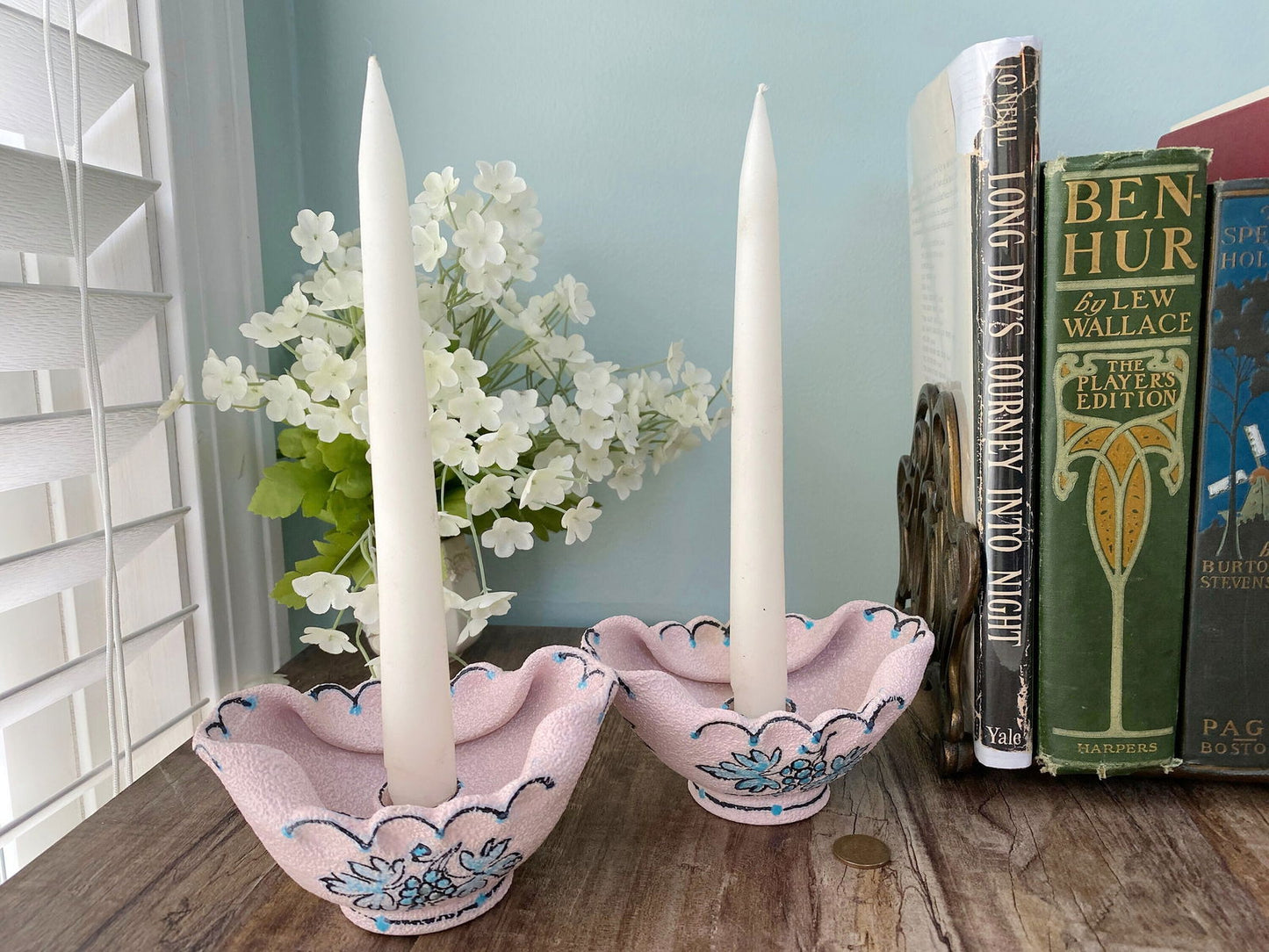 Midcentury Italian Pottery Candleholders by Fratelli Fanciullaci - Duckwells