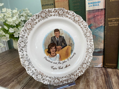 Midcentury JFK Souvenir Collectible Plate - Duckwells