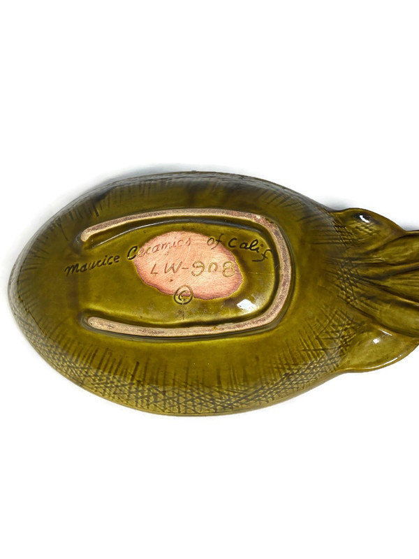 Midcentury Maurice of California Serving Display Dish - Duckwells