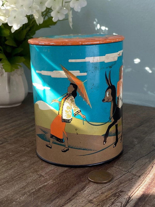 Midcentury Ming Tea Can at Duckwells