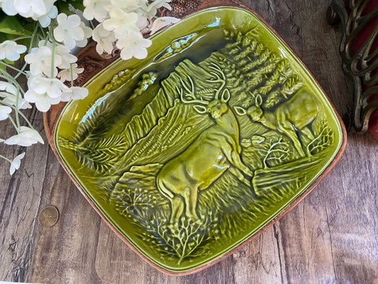 Midcentury Montana Souvenir Dish by Treasure Craft at Duckwells