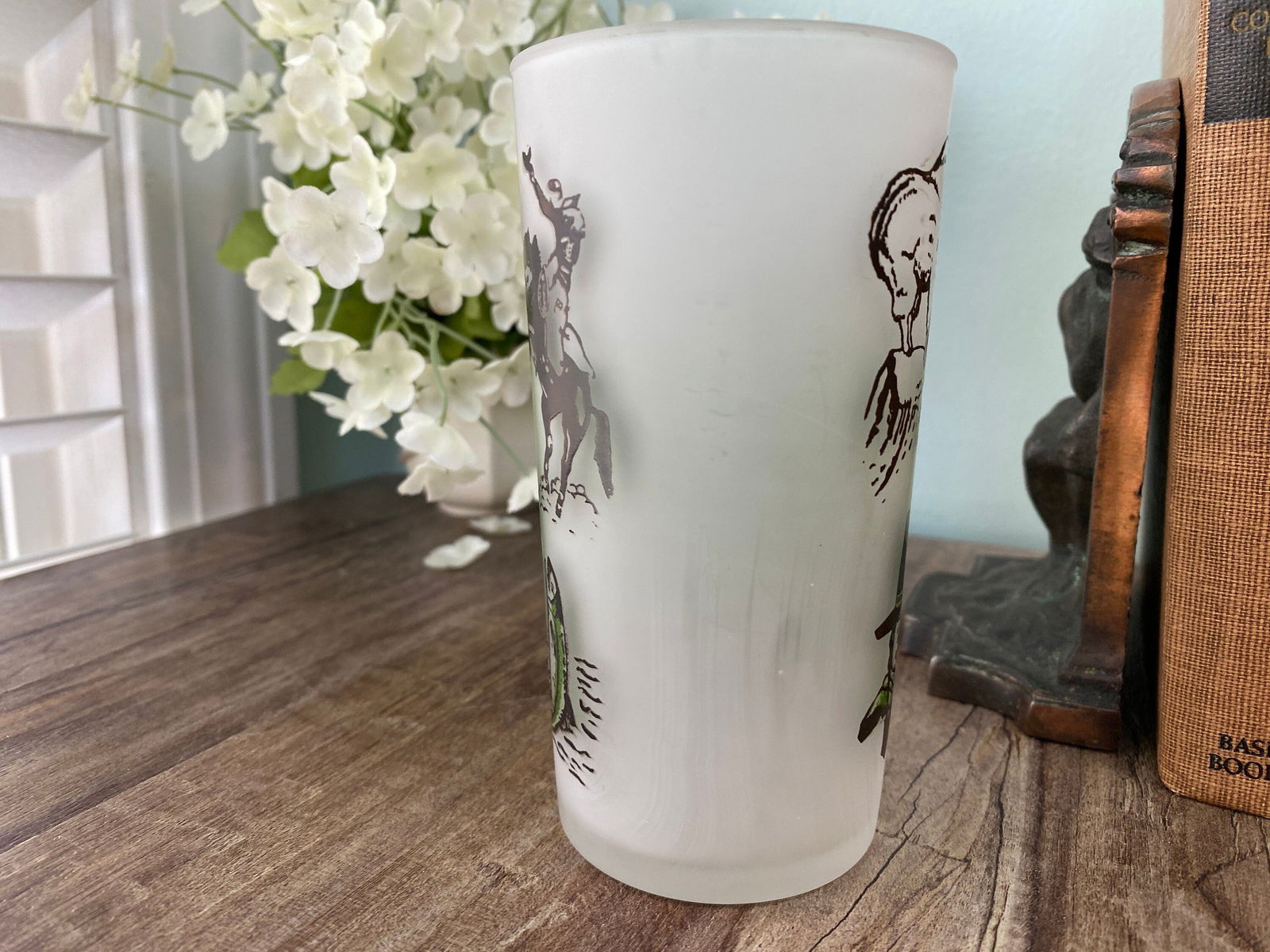 Midcentury Montana Souvenir Glass with State Map - Duckwells