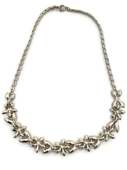 Midcentury Rhinestone Necklace signed ORA - Duckwells