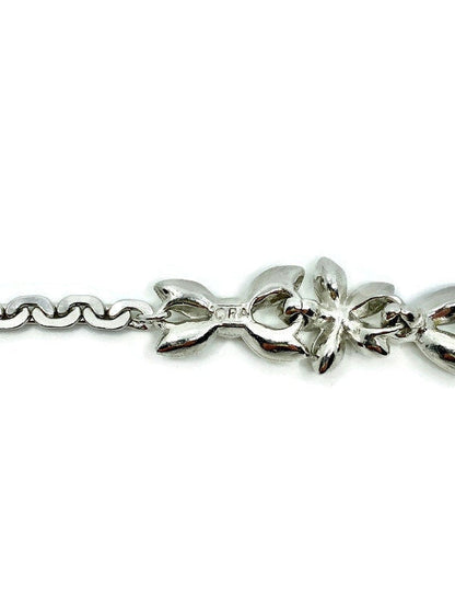 Midcentury Rhinestone Necklace signed ORA - Duckwells