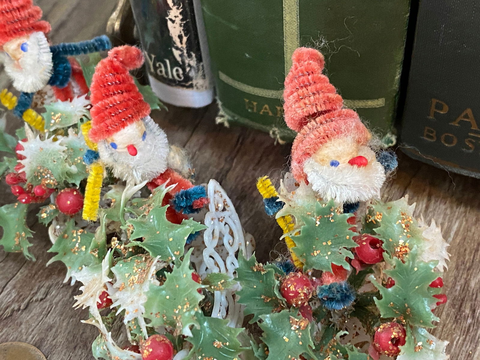 Midcentury Santa Christmas Decoration for Tree or Package Decor at Duckwells
