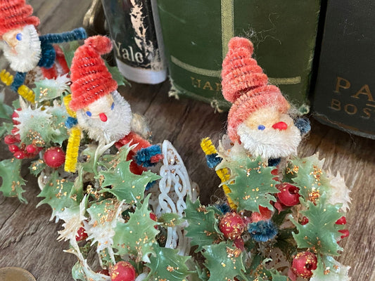 Midcentury Santa Christmas Decoration for Tree or Package Decor at Duckwells