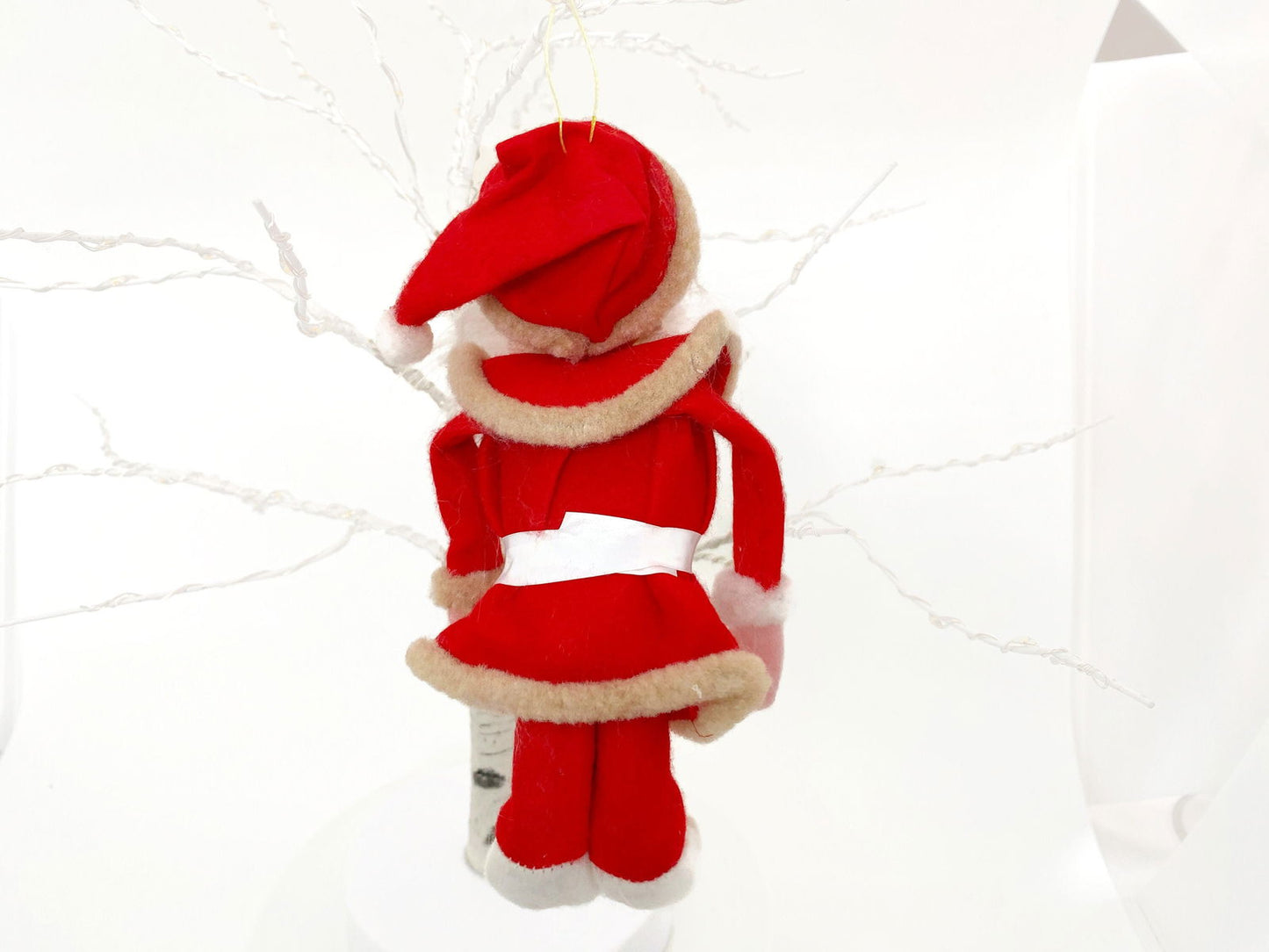 Midcentury Santa Claus Hanging Ornament - Duckwells