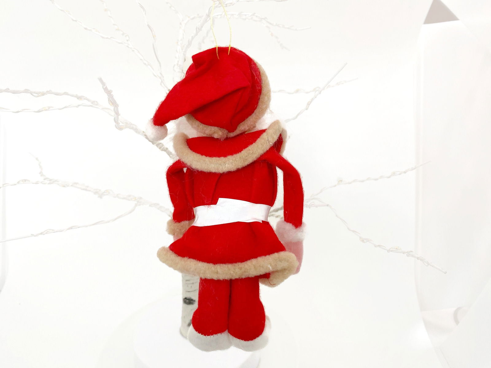 Midcentury Santa Claus Hanging Ornament - Duckwells
