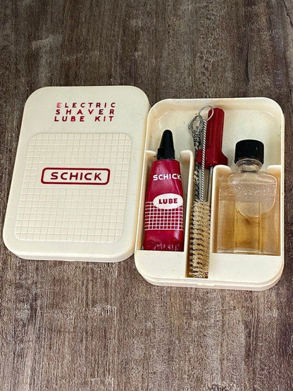 Midcentury Schick Electric Shaver Lube Kit - Duckwells