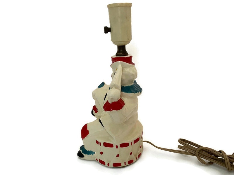 Midcentury Shawnee Circus Clown Lamp - Duckwells
