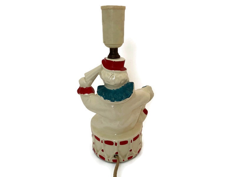 Midcentury Shawnee Circus Clown Lamp - Duckwells