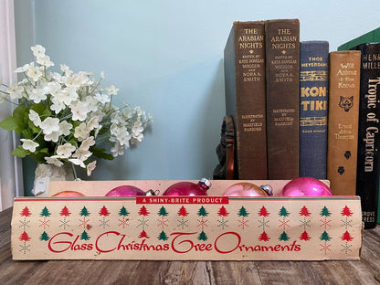 Midcentury Shiny-Brite Display Carton at Duckwells
