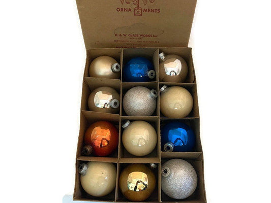 Midcentury Shiny Brite Ornaments at Duckwells