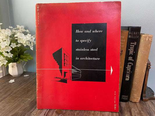 Midcentury Stainless Steel Pamphlet at Duckwells