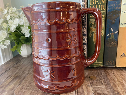 Midcentury Stoneware Pitcher in Original Box - Duckwells
