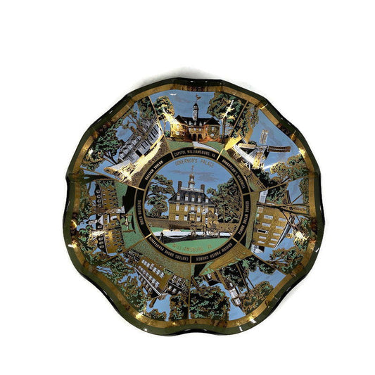 Midcentury Williamsburg Virginia Souvenir Dish - Duckwells