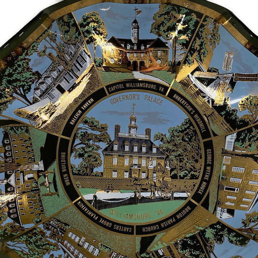 Midcentury Williamsburg Virginia Souvenir Dish - Duckwells