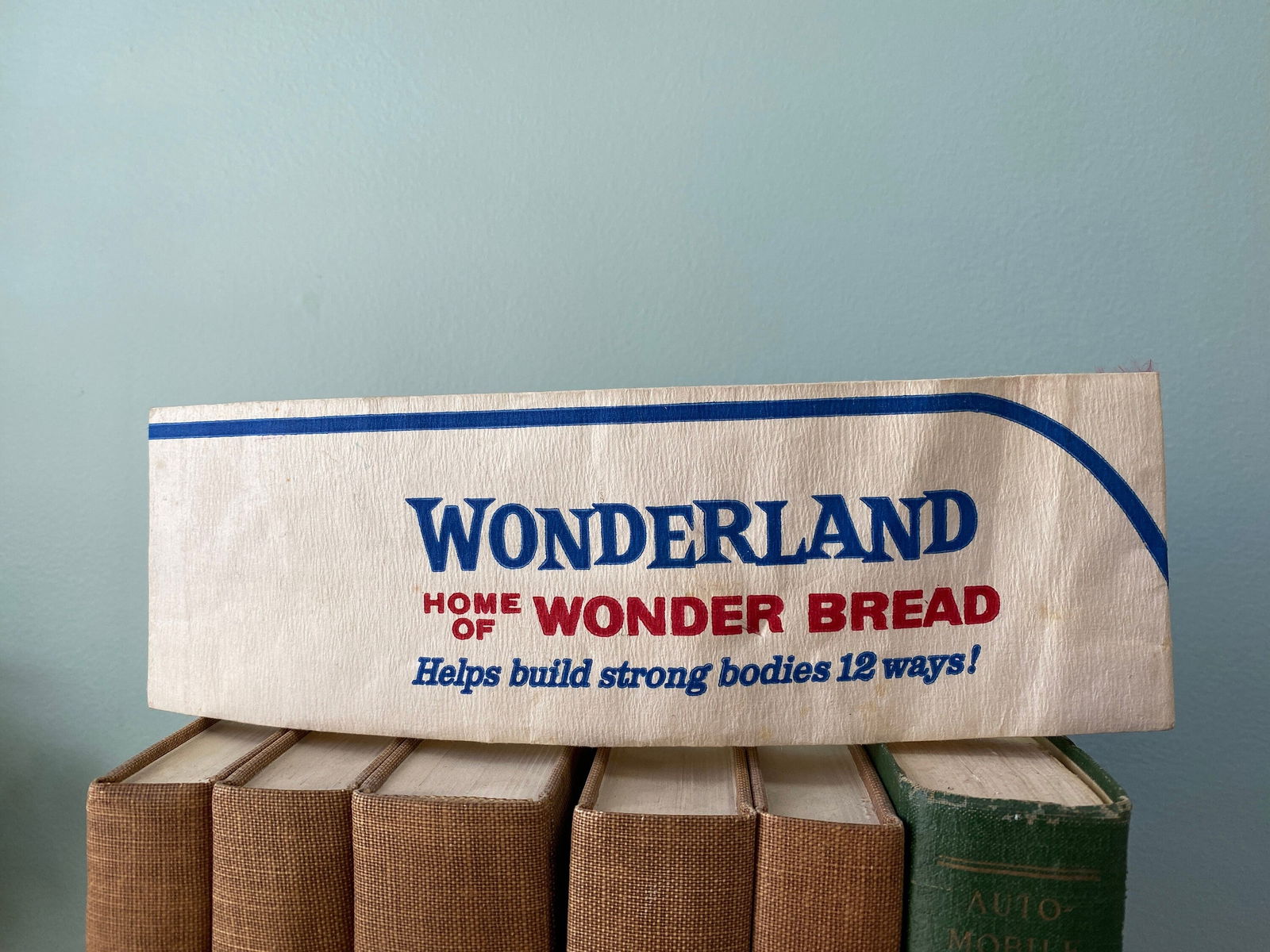 Midcentury Wonder Bread Employee Paper Hat - Duckwells
