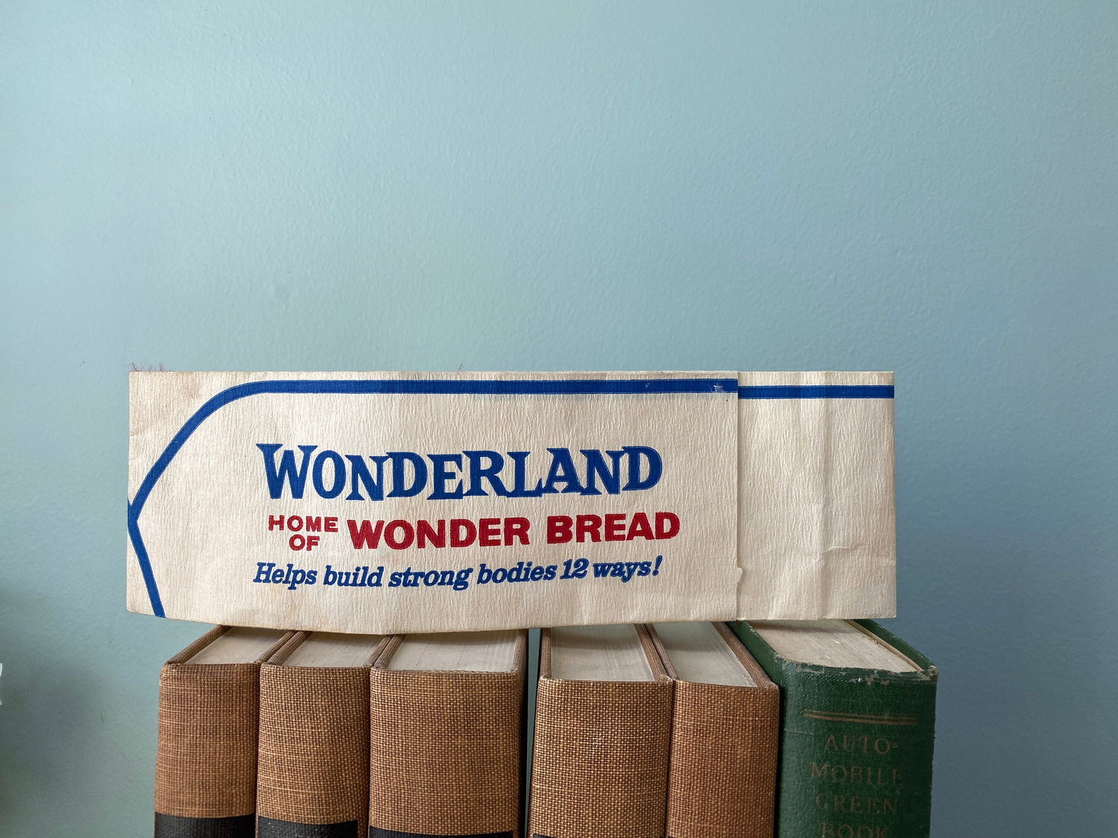 Midcentury Wonder Bread Employee Paper Hat - Duckwells