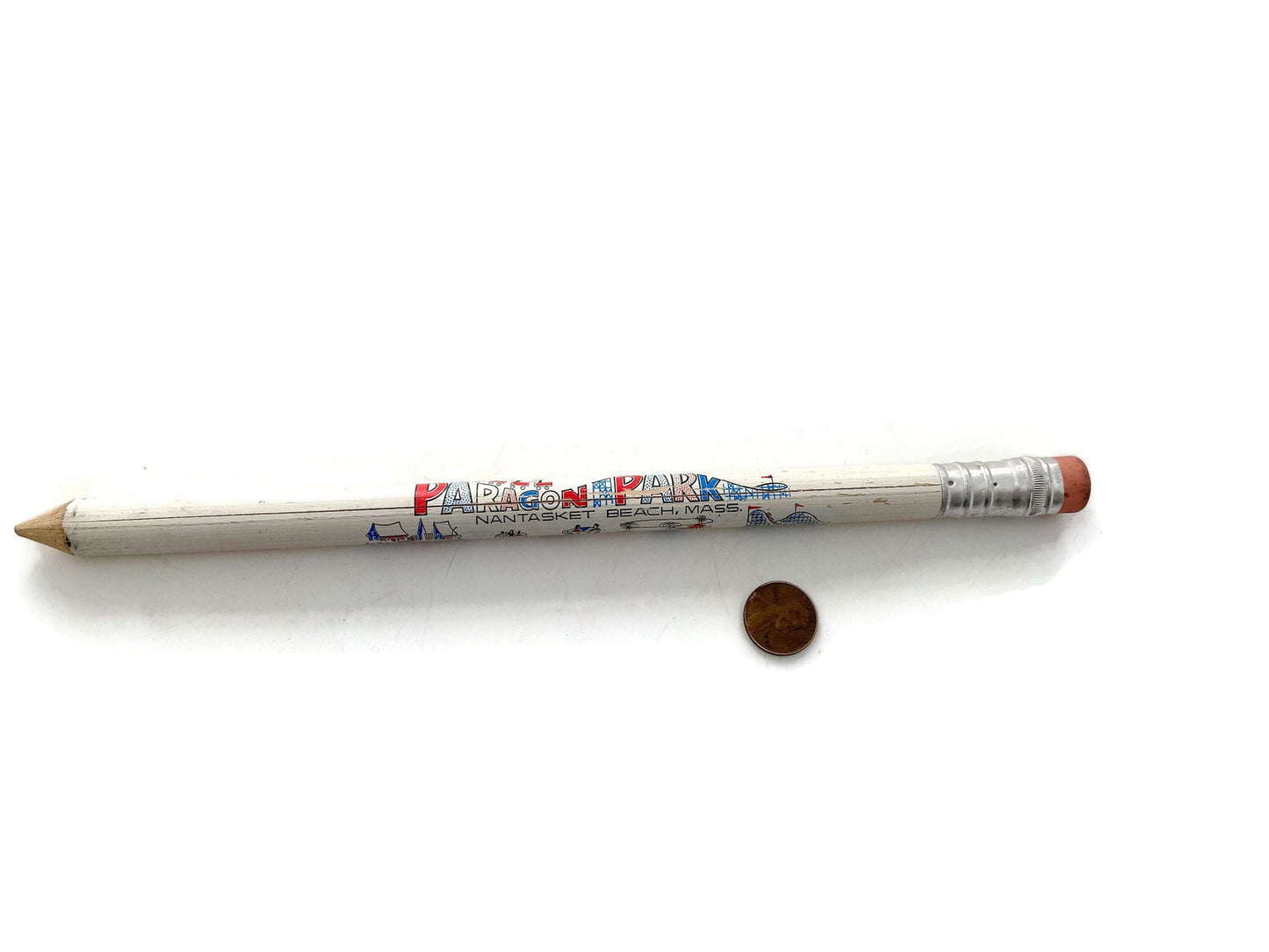 Paragon Park Nantasket Beach Souvenir Jumbo Pencil - Duckwells