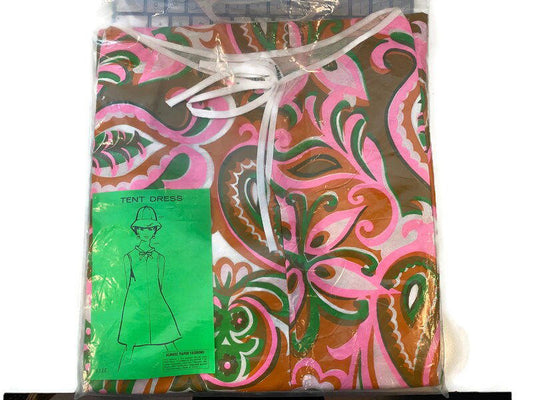 Rare 1960s Almost Paper Tent Dress by Flower Modes - Duckwells