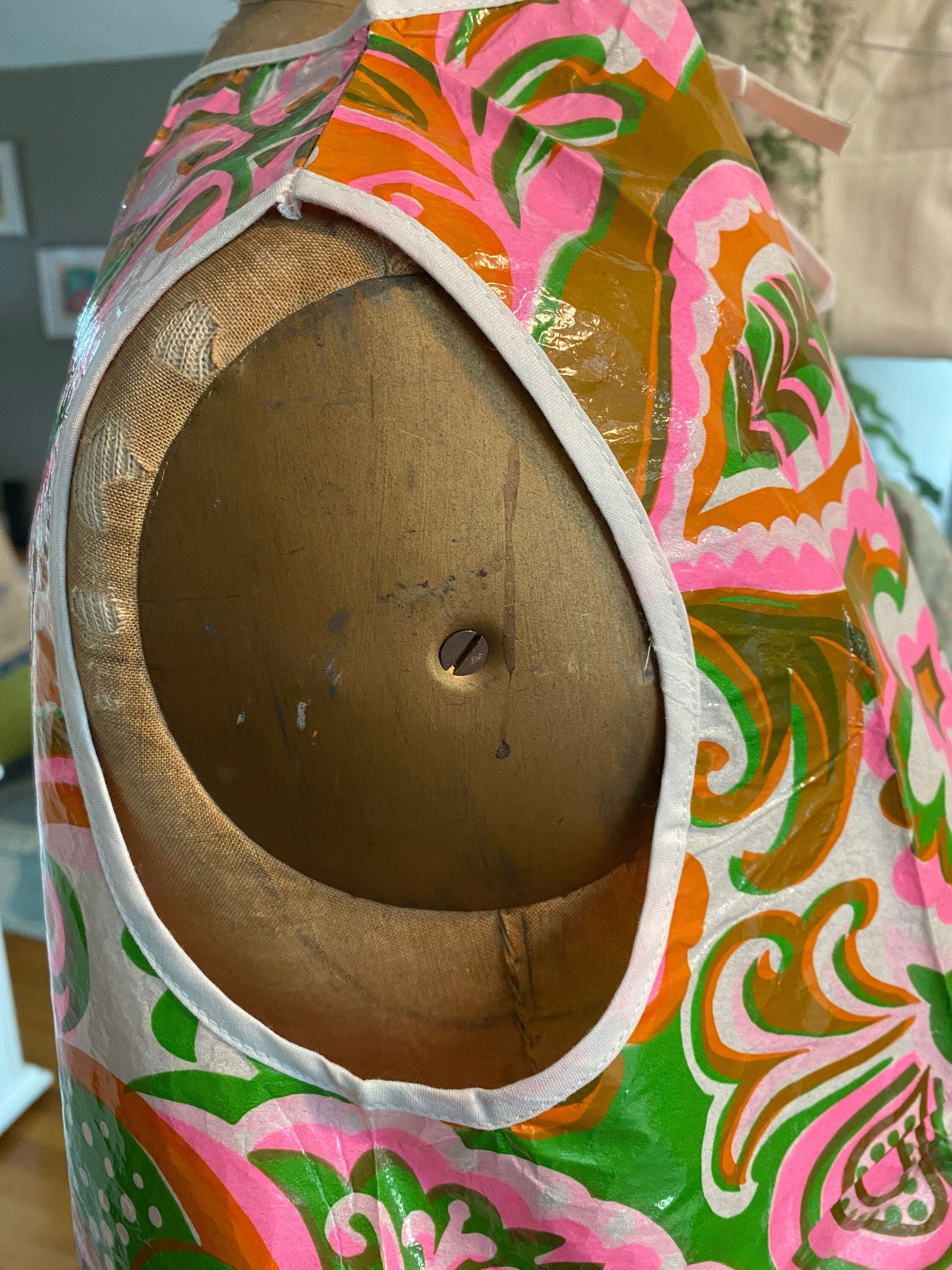 Rare 1960s Almost Paper Tent Dress by Flower Modes - Duckwells