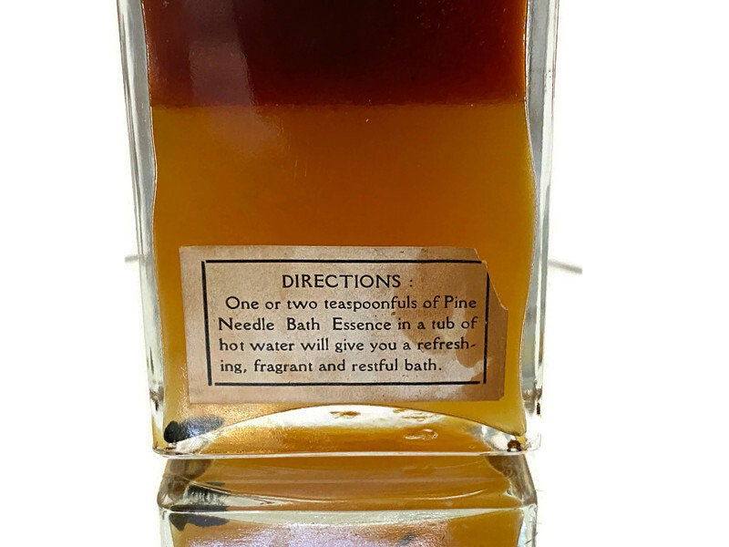 Vintage 1930s Pine Needle Bath Essence - Duckwells