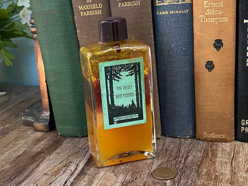 Vintage 1930s Pine Needle Bath Essence - Duckwells