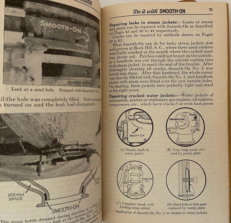 Vintage 1931 Smooth-On Handbook - Duckwells