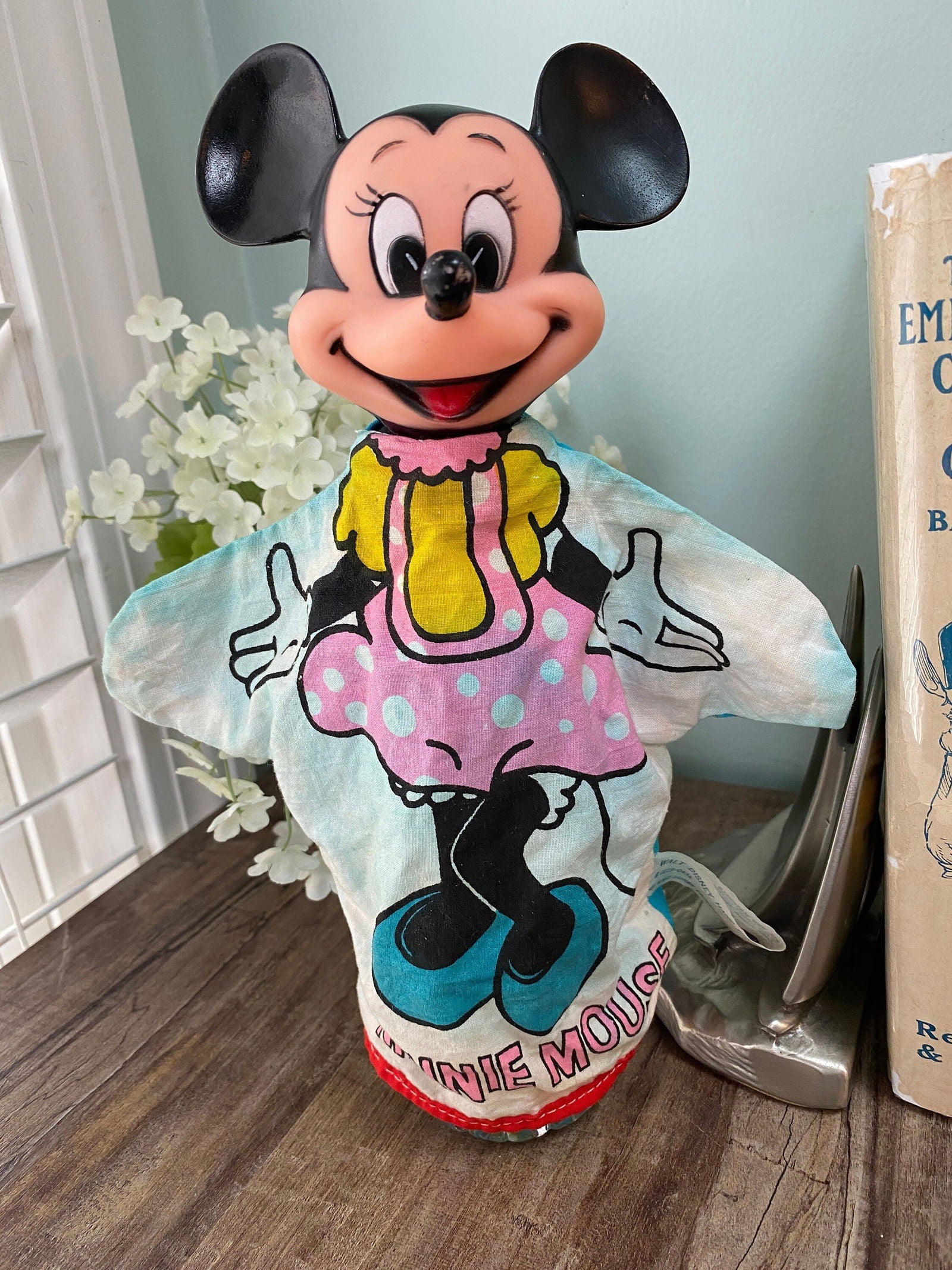 Vintage 1950s Minnie Mouse Hand Puppet - Duckwells