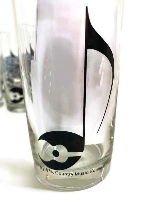 Vintage 1970s Country Music Hall of Fame Glassware - Duckwells
