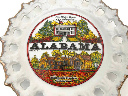 Vintage Alabama Souvenir Plate - Duckwells