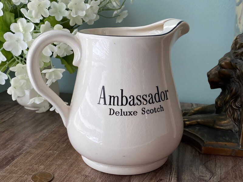 Vintage Ambassador Deluxe Scotch Whisky Pub Jug - Duckwells