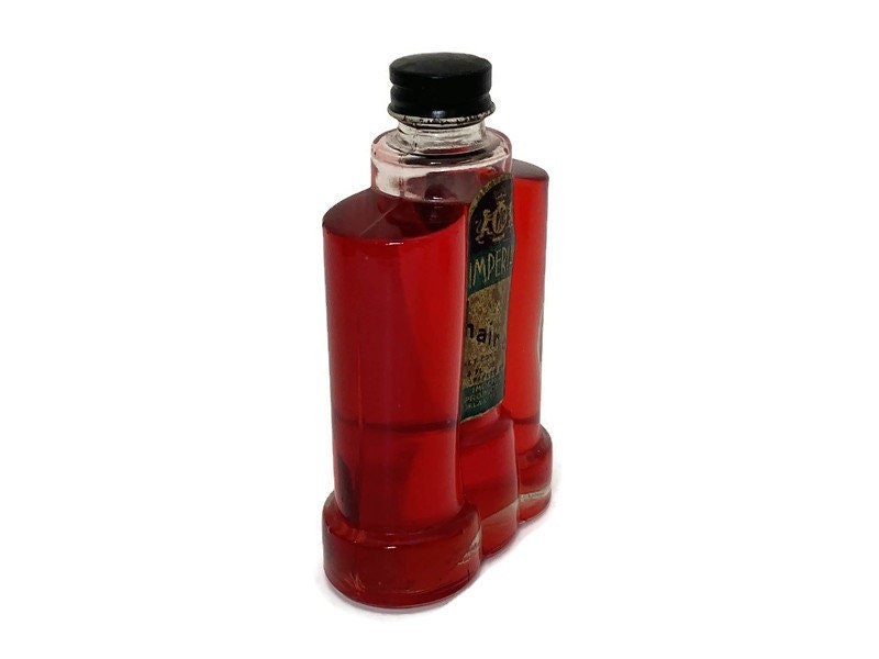 Vintage Art Deco Hair Oil Bottle - Duckwells