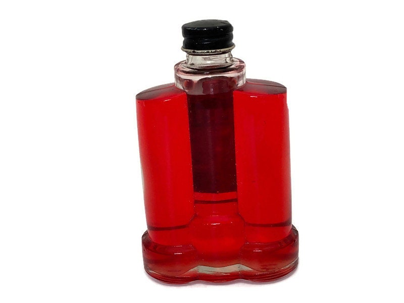 Vintage Art Deco Hair Oil Bottle - Duckwells