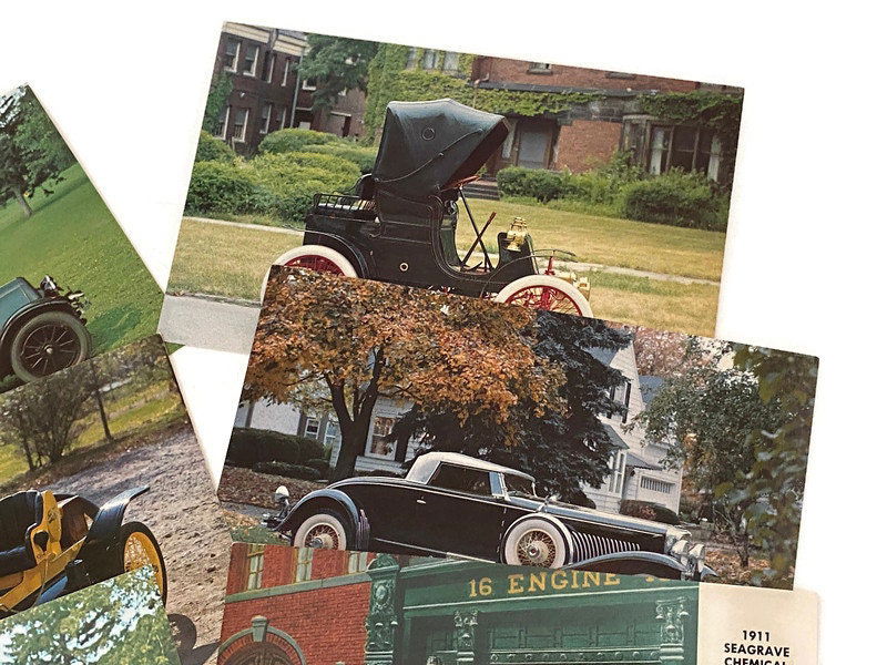 Vintage Automobile Postcards - Duckwells