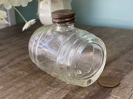 Vintage Barrel Figural Perfume Bottle - Duckwells