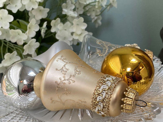Vintage Bohemian Glass Christmas Ornaments at Duckwells