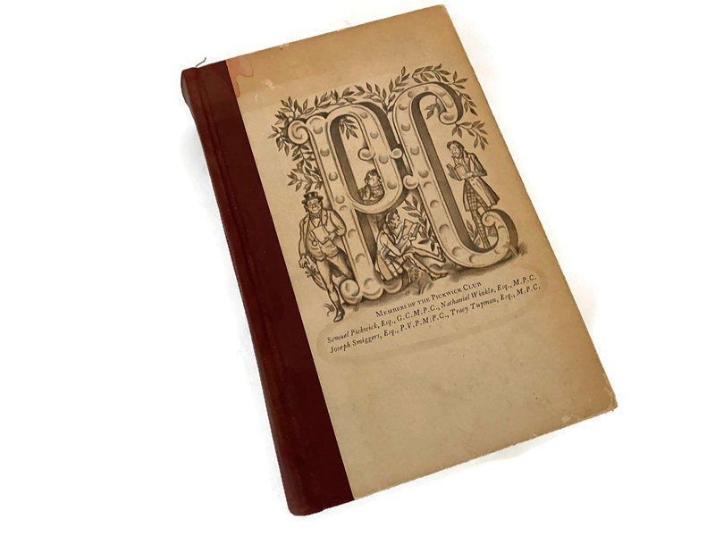 Vintage Book 1943 Edition  The Pickwick Papers by Charles Dickens - Duckwells