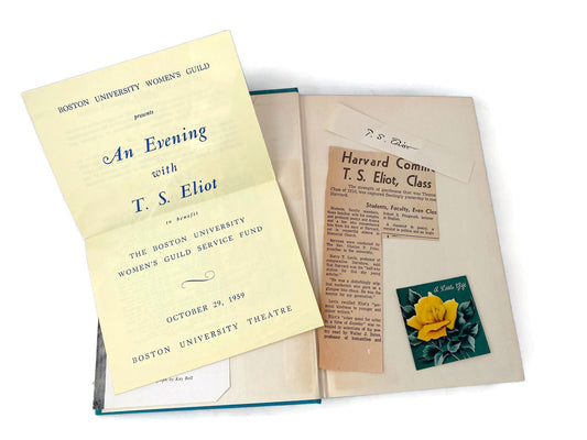 Vintage Book T.S. Eliot The Complete Poems and Plays 1952 Edition at Duckwells