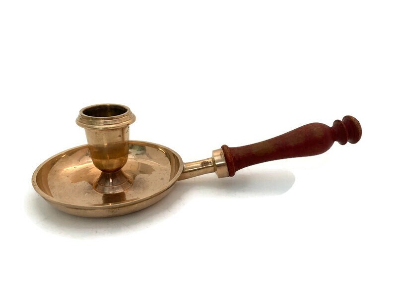 Vintage Brass Taper Candle Holder - Duckwells