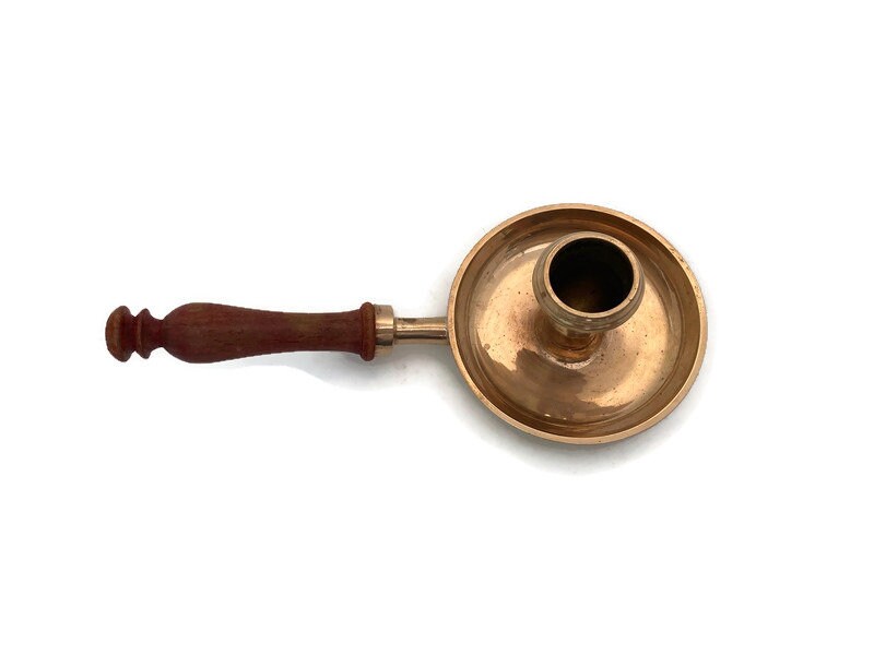 Vintage Brass Taper Candle Holder - Duckwells