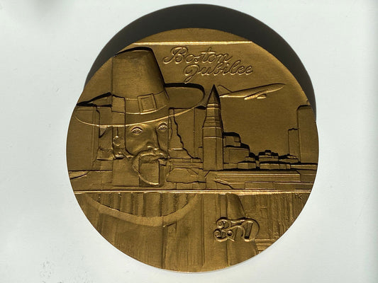 Vintage Bronze Boston Jubilee Medal at Duckwells